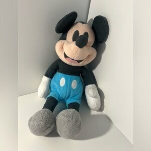 Disney Black and Blue Baby Mickey Mouse Plush